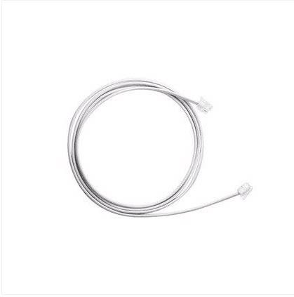 Finished telephone line 2 core 4 core custom special length telephone voice jumper 1 5m-50m with crystal head