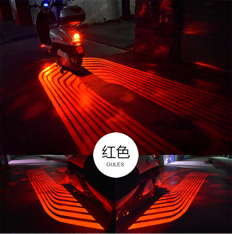 Đèn xe máy sửa đổi phụ kiện đèn led trang trí đèn lồng cánh thiên thần chiếu đèn chiếu sáng đèn chiếu sáng khung laser - Đèn xe máy đèn led bma h4
