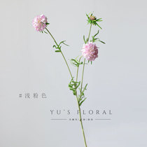 Artificial flowers pine cordyceps Lunfeng chrysanthemum single branch fake flowers indoor home flower art soft furnishings photography props