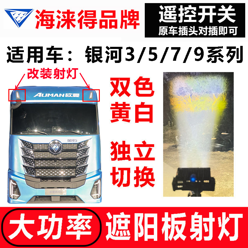 Galaxy 3, Galaxy 5, Galaxy 7, Galaxy 9 Top Lights, Width Indicator Lights, Upgraded and Modified Laser Cannon, Strong Light, Long-Range Lights
