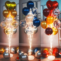 Birthday Decoration Scene Arrangement Luminous Table Floating Balloons Opening Week Anniversary Celebrations Childrens Tennis Red Birthday Party