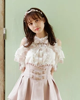 Домашнее место Япония Лиз Лиза Ланд-Земля Land Bow Bow Lace Flound Room 232-1003-0