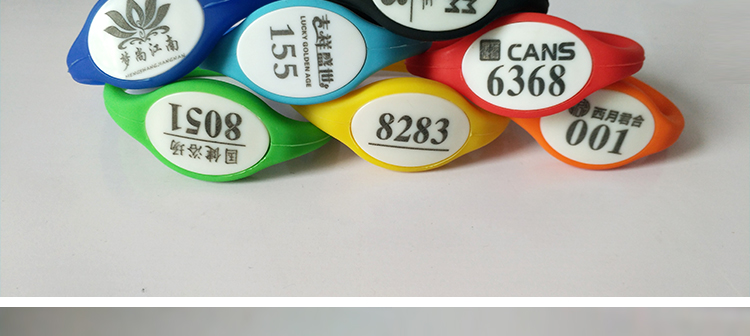 Mới liệt kê phòng tắm khách sạn phòng tắm hơi silicone tay VIP cao quý khó khăn dây đeo cổ tay thẻ chìa khóa - Phòng tắm hơi / Foot Bath / Thể hình