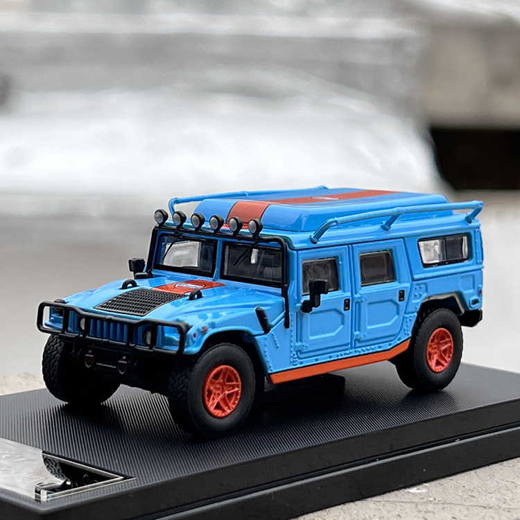 HUMMER 新品未使用 LuLu Model - 1/64 Hummer H2 SUV diecast model - Black - MODEL CARS
