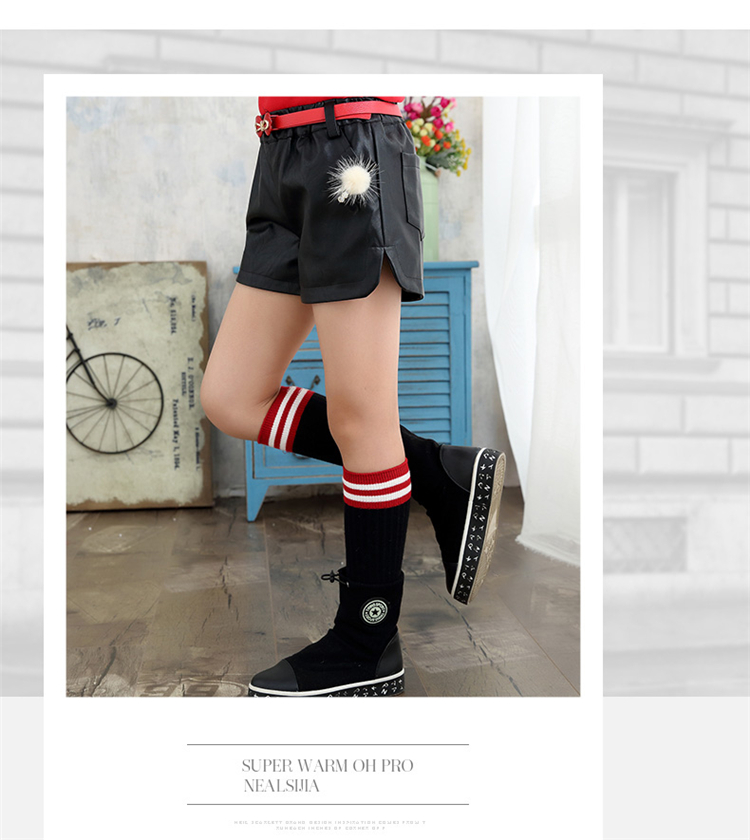 6 nữ lớn trẻ em mùa thu và quần short da mùa đông 8 trẻ em 10 thời trang hoang dã Hàn Quốc 12 trường tiểu học 13 nữ 15 tuổi thủy triều quần tập gym cho nữ
