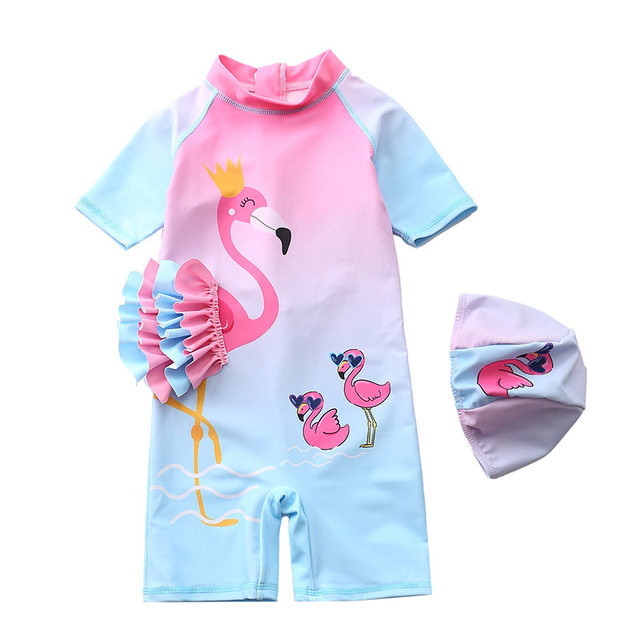 Children's swimsuit girl cute princess skirt swimsuit Korean baby baby girl one-piece swimming