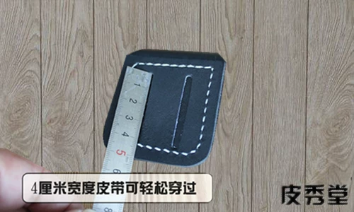 Зажигалка, кожаный чехол ручной работы на керосине, воловья кожа, из натуральной кожи