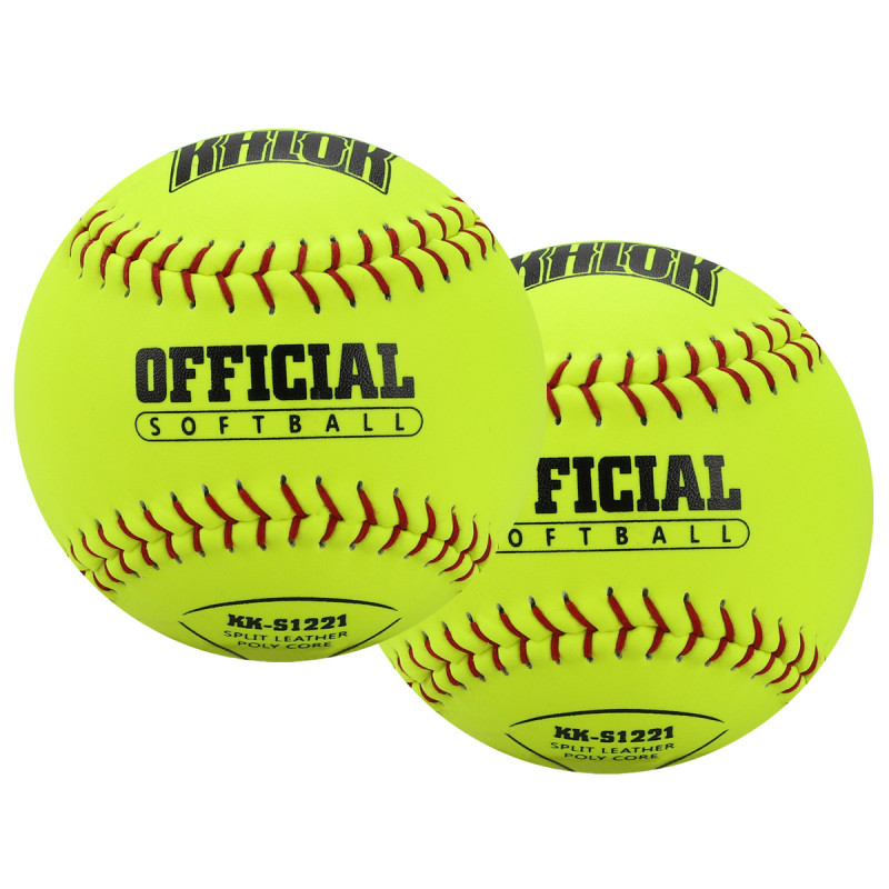 Professional Fastpitch Softball Slowpitch Softball Competition Training Use 11/ 12inch Hard Softball Soft Softball High Line for Primary and Secondary School Students