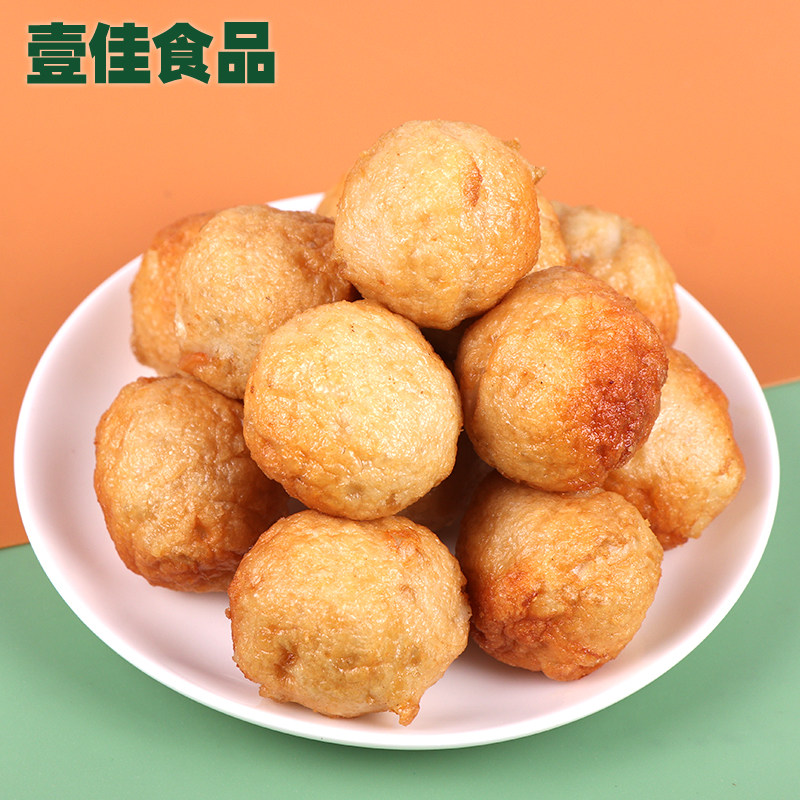 珍享澎湖墨鱼爆蛋爆蛋花枝丸五种口味鱼丸火锅空气炸锅食材：让你在家也能享受海鲜盛宴！🌊🍲-鱼丸-淘宝百科网