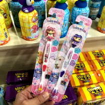 Korean childrens toothbrush Barbie doll little magic fairy princess soft hair cartoon toothbrush 4-13 years old