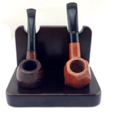 Черная твердая деревянная стойка Стеллажа Сплошная древесина Двухсета вертикальная труба Стояние Сидень