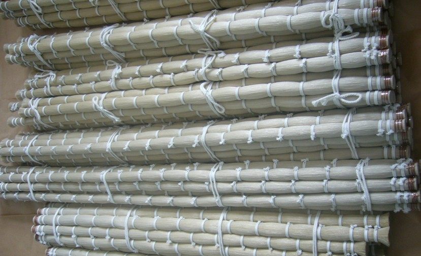 White horsetail hair violin bow hair advanced horsetail hair stringed instrument bow hair (100-120 long)