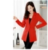 Áo khoác nữ nhỏ vừa vặn trong phần dài 2018 xuân mới của phụ nữ Hàn Quốc dài tay cỡ lớn Quần bó phù hợp với phụ nữ vest nữ hàn quốc Business Suit
