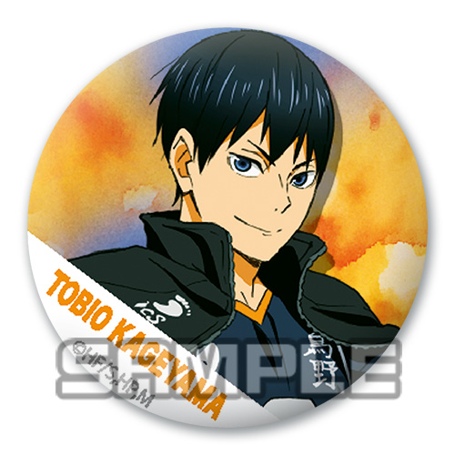 BJunior volleyball player   comic   Section e circular   Small Volleyball badge Badge periphery   58mm Baji