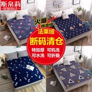 Luật Levin nhung nệm ký túc xá phụ tatami nệm đơn pad đôi nệm ngủ không trượt con mùa đông dày ấm áp - Nệm