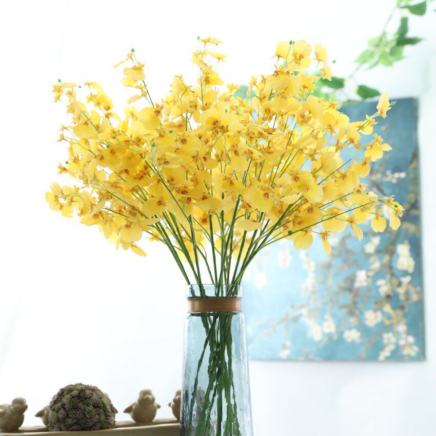 Simulated dancing orchid flowers - handed film orchids home decoration flowers - wedding hand - hand flower - cited flower shoot