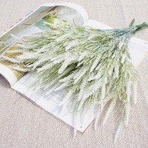 Jane ou ins7 fork planting powder foxtail wedding road flower wall decoration Flower home furnishings flower arrangement DIY handmade