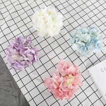 Simulation of large embroidery ball flower wedding flower silk flower silk flower head bra blossom DIY hand-made hair fake blossoms white purple