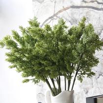 Simulation of pine leaf trifork pine plastic leaves high - end materials flower - décor home decoration wedding flowers