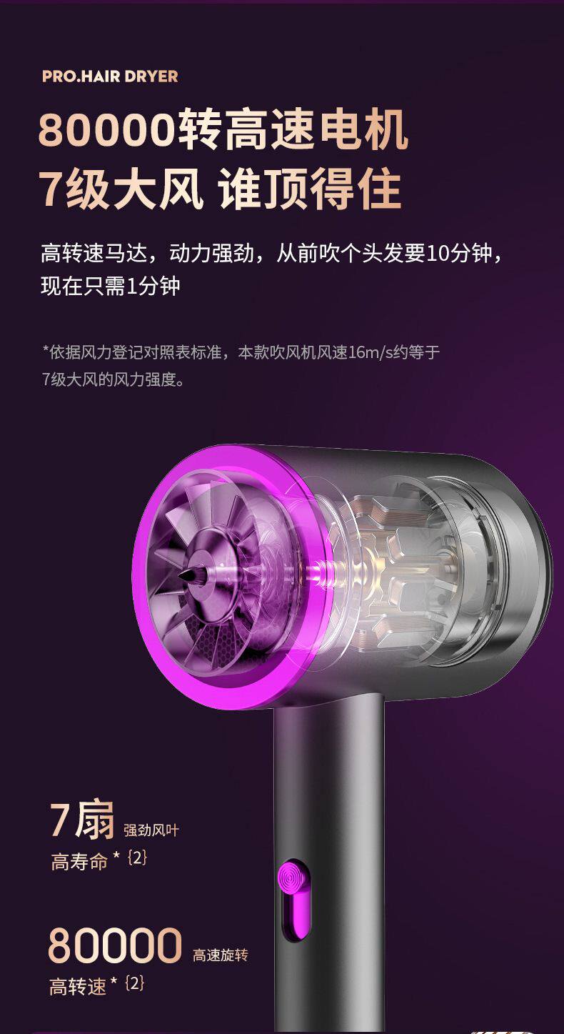 Новогодний подарок hair dryer household student dormitory hair dryer high power