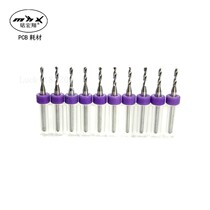 Precision tungsten steel alloy PCB used drill bit 3 175 shank engraving drill bit micro drill hole 0 1-1 2