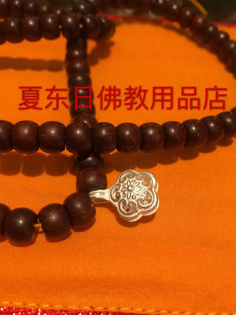 Tibetan Buddhism Tibetan Buddhist beads accessories Pinched Buddha beads clip Sterling silver