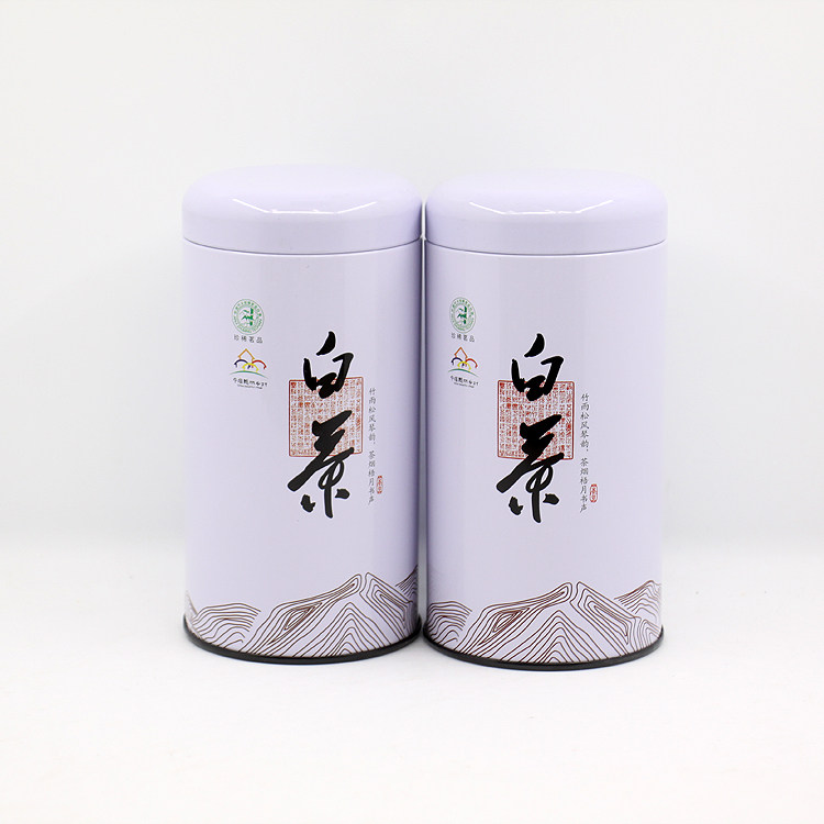 New products listed tea cans tea gift box iron box white tea box packaging box empty gift box packaging iron cans