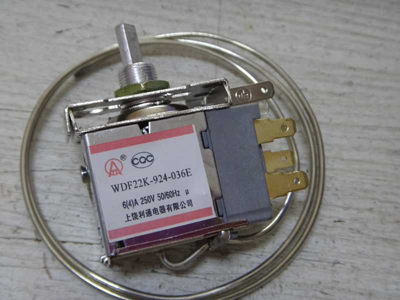 Refrigerator WDF22K-924-036E temperature controller Intermediate mounting of three-pin ice cabinet temperature-controlled 40cm-1 5 m