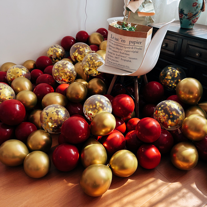 Wedding House Scene Arrangement Suit Birthday Party Supplies Creative Romantic Woman Party Wedding New Room Bedroom Balloon Decoration