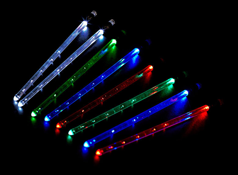 USB charging with switch new luminous drum stick 15 color Gradual Layer Frame Subdrum Jazz Drum Stage Performance Drum Hammer