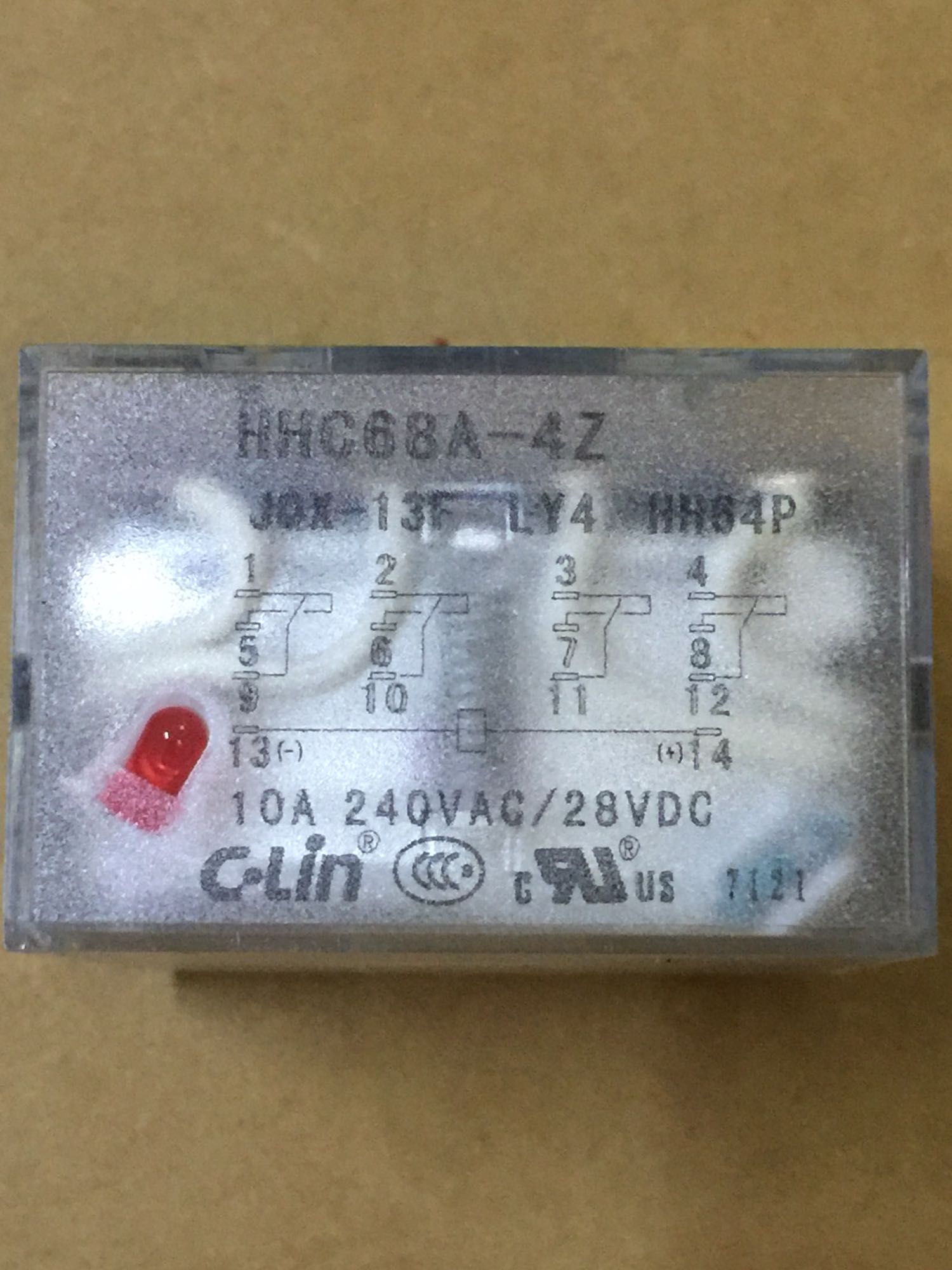 C-Lin Hingling small relay HHC68A-4Z (JQX-13FLY4HH64P) 10A14 10A14 AC220V-Taobao