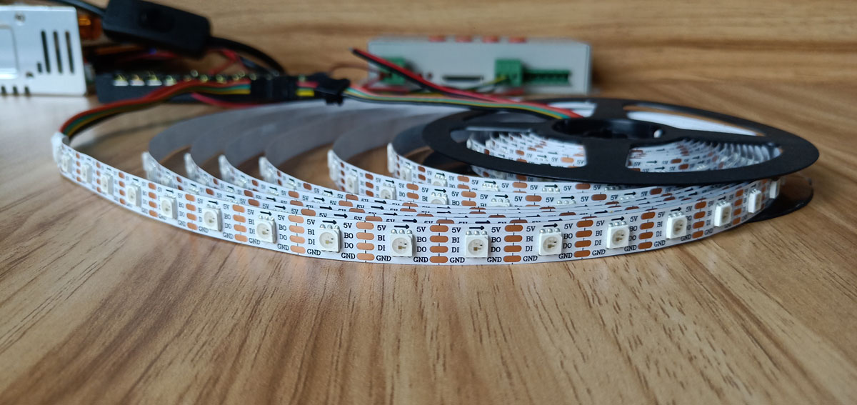 SMD5050 RGB Double SPI WS2813 Digital Led Strips