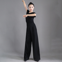 New Latin Dance Pants Children High Waist Ballroom Dancing Adult Morden Dance Pants Practice Women Wide-legged Pants Square Dance Long Pants