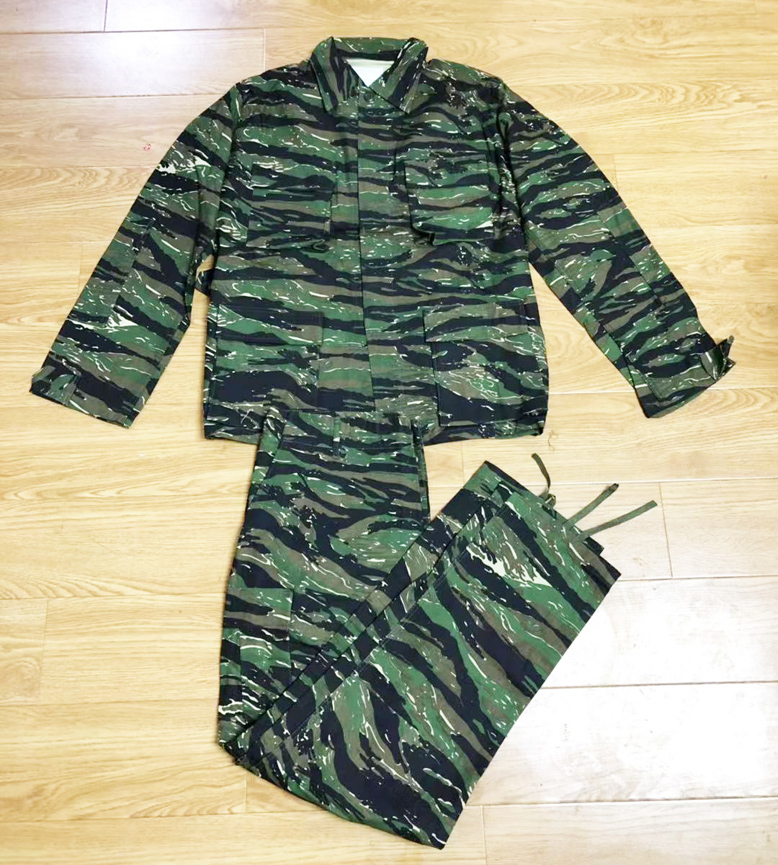 US combat training to serve jungle tiger spotted BDU jacket suit jungle tiger spotted with tiger spotted military training suit