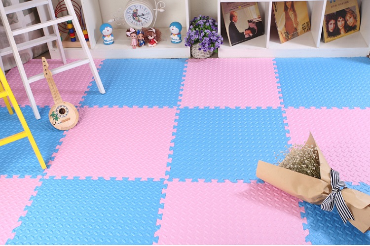 Bọt sàn mat phòng ngủ phòng khách câu đố dày 3cm xốp khâu sàn mat lớn chiếu 60 60 thảm bò thảm xốp lót sàn 60x60 giá rẻ