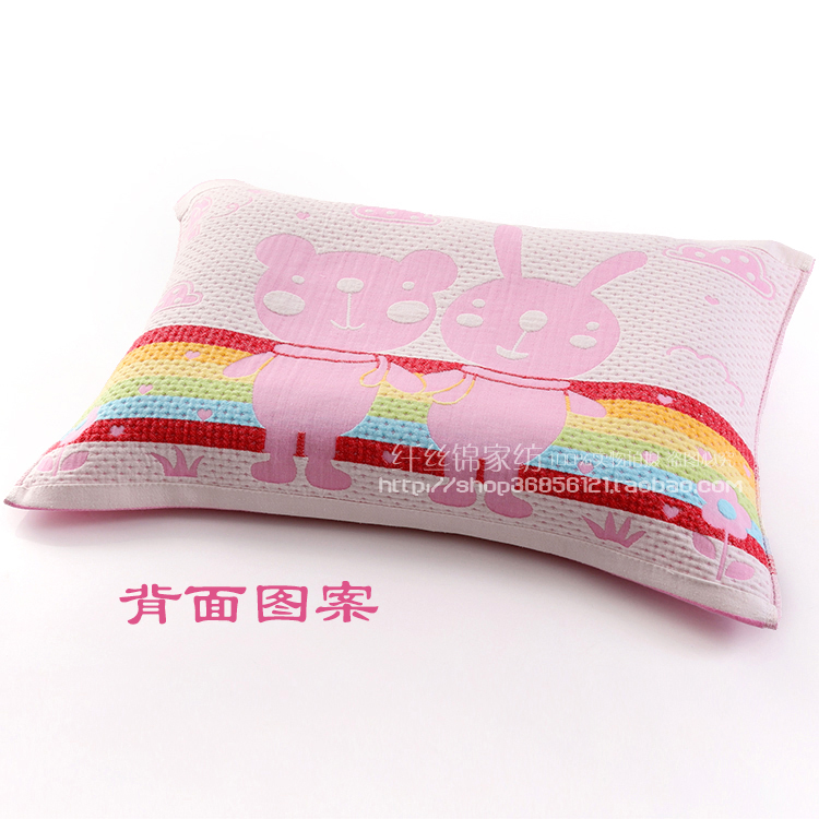 bốn đứa con lớn gối bông gạc sinh viên phim hoạt hình miễn phí vận chuyển một cặp váy làm gối 40X60 - Khăn gối vỏ gối anime