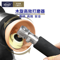 Wood whirling grinder polisher handheld universal adjustable angle woodworking lathe accessories manual polishing polishing tool