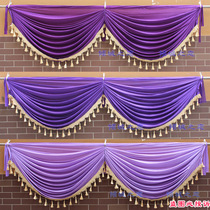 Wedding props background Yarn curtain curtain curtain wedding background scene layout Water curtain mall gold shop 4S shop celebration