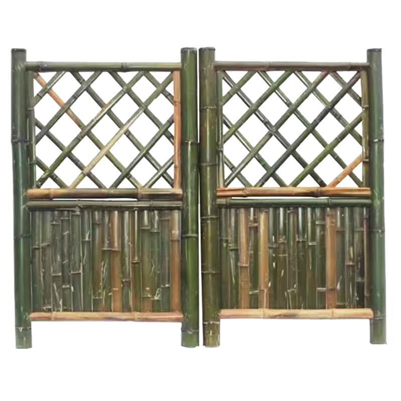 Bamboo Fence Gates, Bamboo Guardrails, Beautiful Rural Community Construction, Fence Gates, Bamboo Products