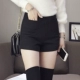 Quần short len ​​cho phụ nữ mùa thu đông mùa đông 2018 mới mùa đông mỏng eo cao len dày mùa đông