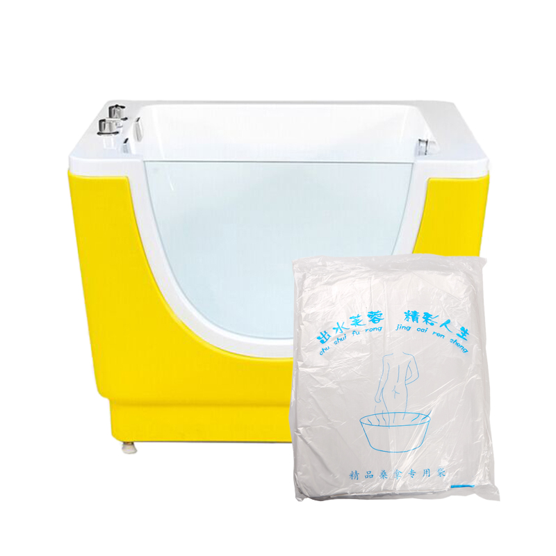 Disposable Bubble Bath Tub Membrane Sleeve Hydrotherapy Bag Wood Barrel Baby Swimming Vat Membrane Plastic Bath Bag Thickening