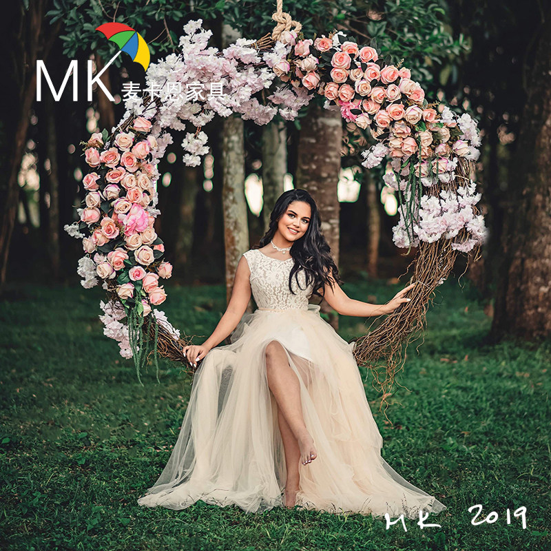 Bali Net Red Bird's Nest Swing Scenic Spot Wedding Shooting Creative Hanging Floor Chair Outdoor Bed and Breakfast Bird's Nest Bed