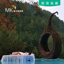 Bali net red vines editors name Cebu wedding dress Wedding Dress Shooting Props Creativity Hanging Outdoor Bird Nest Landing Chair