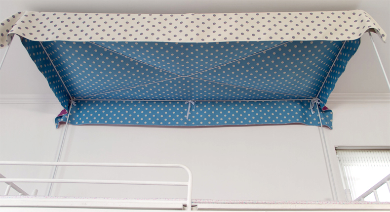 Tầng màn ngủ ký túc xá Mantle lan hai mặt in Matt rèm cửa màn phòng ngủ [gặp] - Bed Skirts & Valances rèm vải giường