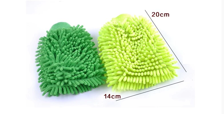 Coral dày lên công cụ làm sạch sang trọng làm sạch xe rửa tay găng tay sáp khăn rửa xe khăn chenille làm sạch nguồn cung cấp - Sản phẩm làm sạch xe