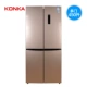 Tủ lạnh Konka hộ gia đình bốn cửa bốn cấp tiết kiệm năng lượng chuyển đổi tần số kép làm mát bằng không khí, không sương giá 450 lít L - Tủ lạnh