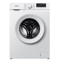 Konka 7kg fully automatic household drum washing machine ultra-thin bacteria mite removal small apartment rental and washing-in-one