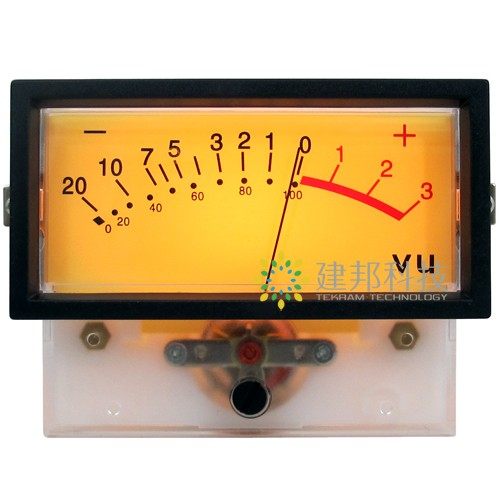 Taiwan high precision VU meter head bile machine DB meter power level meter Mixer power meter Bridge with backlight TN-73