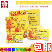 Japan Sakura Sakura brand oil painting stick 25 colors 36 colors 48 colors 50 colors children washable thick crayons