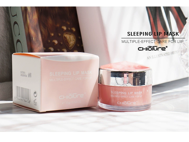 优 Mặt nạ ngủ cho môi Desalination Lip Moist Lip Moisturising Anti-Cream Lip Mask Mặt nạ dưỡng da dâu tây đông lạnh son dưỡng mỡ hươu